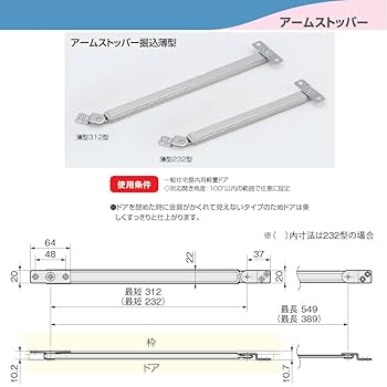 ヘイホーページ アームストッパー掘込薄型「アトムダイレクトショップ」